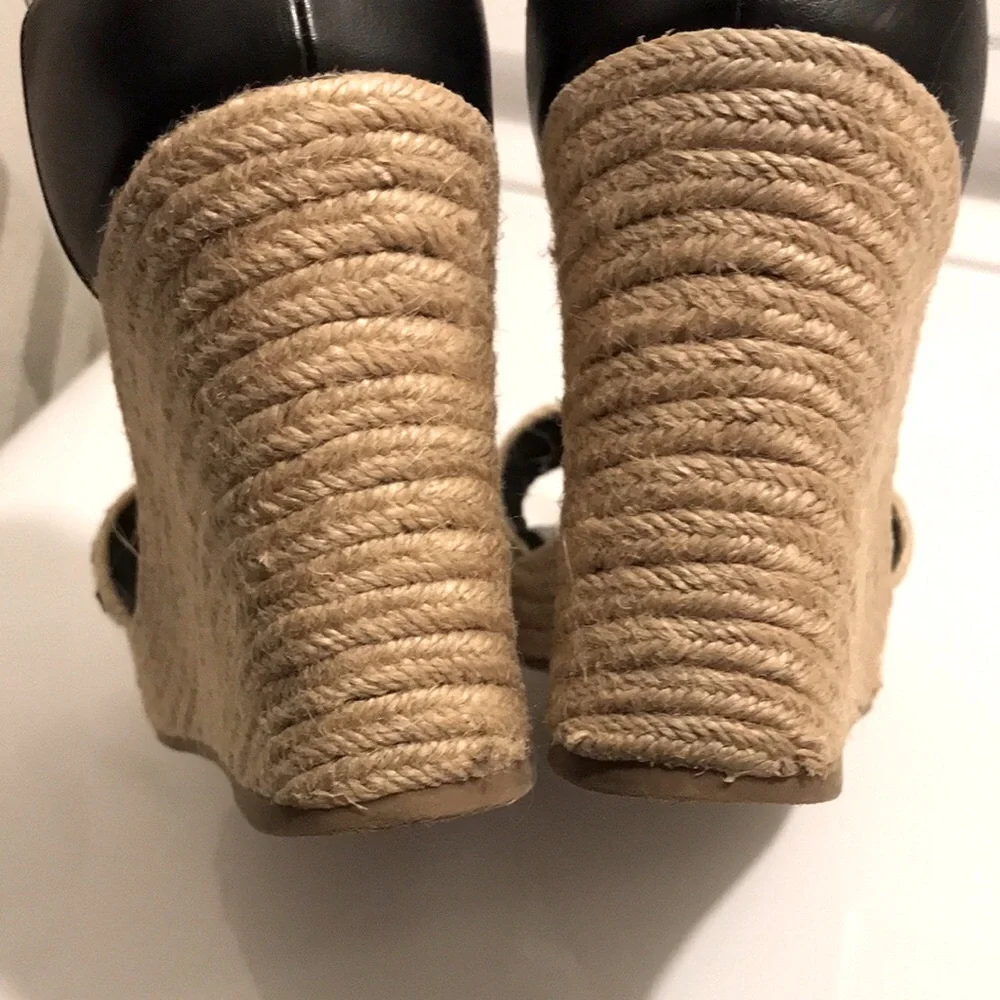 CHRISTIAN SORIANO Espadrille Platform Wedge Sandals - Picture 8 of 8